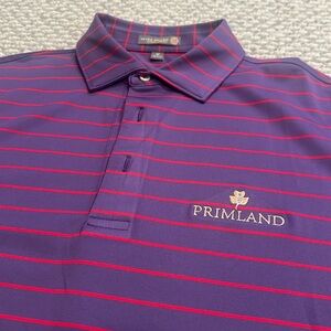 Primland Men’s, Peter Millar Summer Comfort Golf Polo, Medium Excellent Cond